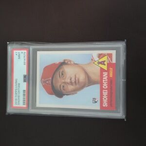 2018 Topps Living Shohei Ohtani Rookie Card Angels Dodgers PSA 9 Mint #88147579